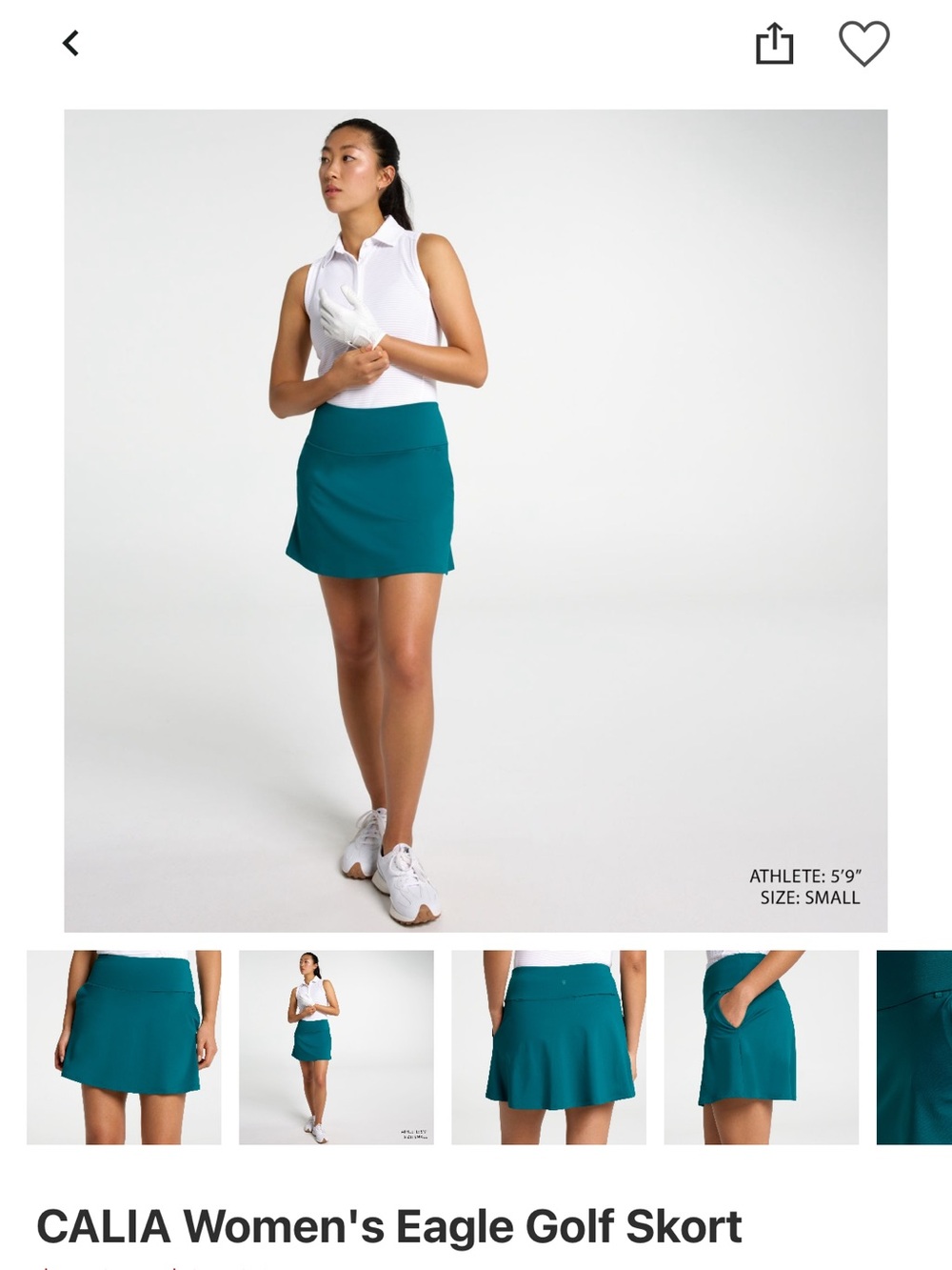 Calia women’s Eagle golf skort